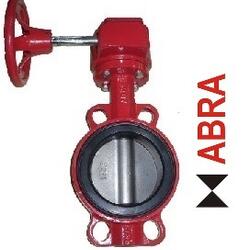 Затвор поворотный межфланцевый ABRA-BUV-VF866D080G Ду80 Ру16 с редуктором