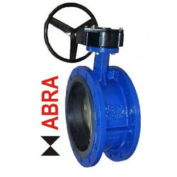 Затвор поворотный фланцевый ABRA-BUV-FL226D900G Ду900 Ру10 с редуктором